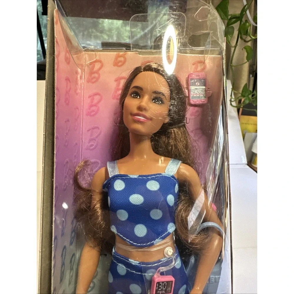 Barbie Fashionistas Doll#242 Barbie Doll Diabetes Polka Dot Toy New w Box